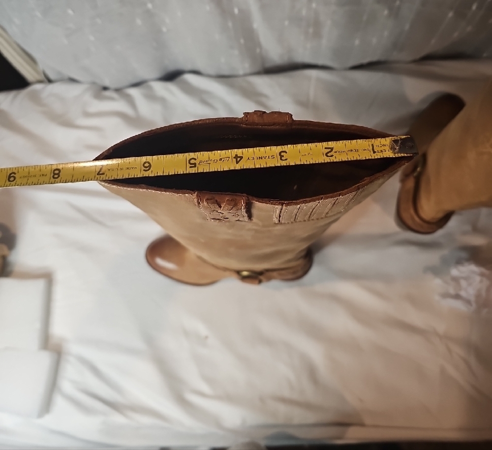 Lycky Brand Blue Jean America Brown Knee-High Women's Boots.  Weathered Leather. - Picture 7 of 11